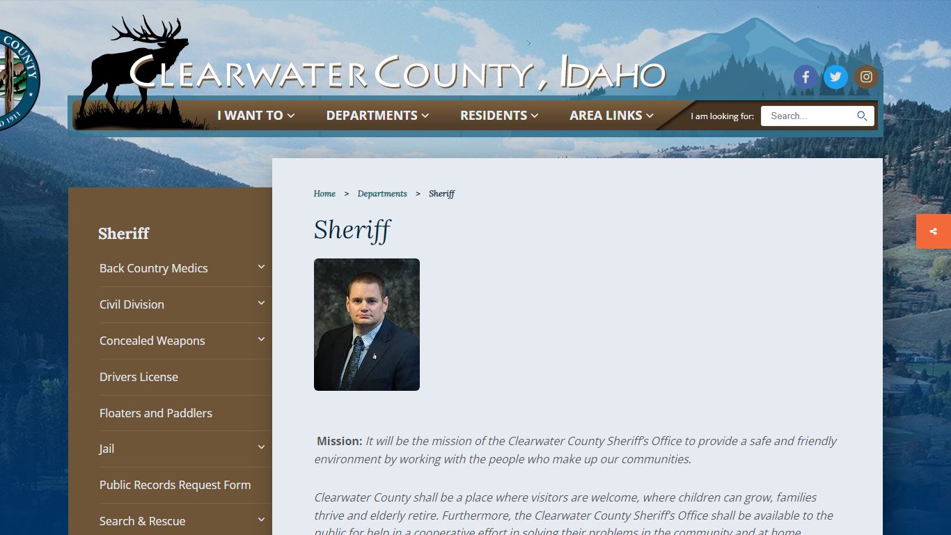 Welcome to Clearwater County, Idaho
